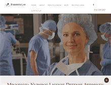 Tablet Screenshot of forshierlaw.com